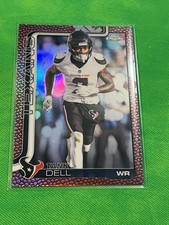 2025 Topps Chrome Tank Dell Football Leather Refractor #123 Houston Texans!