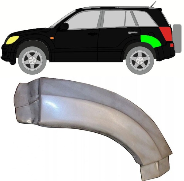 KotflüGel FüR Suzuki Grand Vitara 2005 – 2012 Hinten Links-image