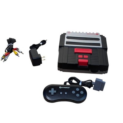 Hyperkin Retron 2 M05932-BK Black 2-In-1 Retro Home Video Gaming Console 8PO8