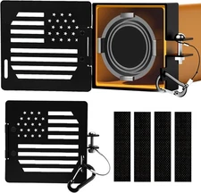 2 Pack Aluminum RV Bumper End Cap for 4-Inch Square Camper Bumpers, Sewer Hose S