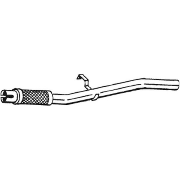 Bosal Abgasrohr Hosenrohr Passend FüR Fiat Seicento/600 187_ 1.1 740-383-image