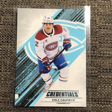 2024-25 Upper Deck Credentials Cole Caufield
