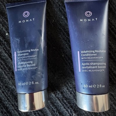 Monat Volumizing Revive Shampoo and Revitalize Conditioner Set 2oz Travel Size