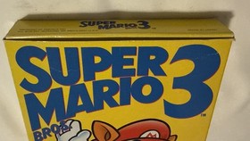Super Mario Bros 3 NES CIB Completo Sinistro Bros 1&deg; Stampa Autentico 1990 Nintendo