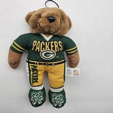 Green Bay Packers Plush Figure One Size Green Yellow NFL Football Bear