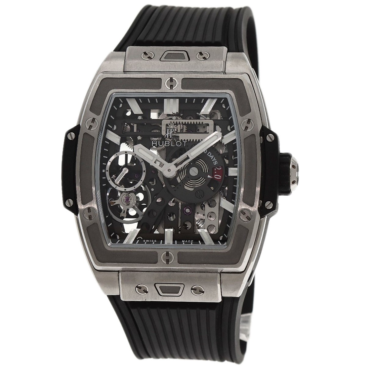 HUBLOT Spirit of Big Bang Mecha-10 Watches 614.NX.1170.RX Titanium/Rubber mens