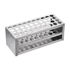 Stainless Steel Test Tube Holder Rack 40 Hole 3 Layer for 14-16mm Pipe