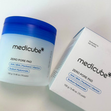 Medicube Zero Pore Pad 70 Pads AHA BHA Dual-Textured K-Beauty Toner Pad