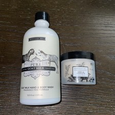 NEW Beekman 1802 Goat Milk Body Wash 12.5oz  2.0oz Hand Cream Vanilla Absolute