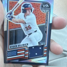 Panini Stars & Stripes Ryder Helfrick #35 Memorabilia Jersey Patch Insert