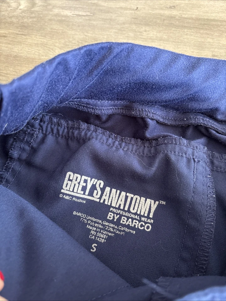 Calça esfoliante marinha pequena cinza anatomia por Barco cordão excelente estado usado - Imagem 3 de 4