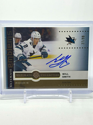 2024-25 Upper Deck Ultimate Emblems Gold #UER-WS Will Smith Auto Rookie 27/99