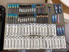 LOT of 86 mechanical pencil Lead Pentel Bazic Pentech Papermate BUNDLE of 86 Z12