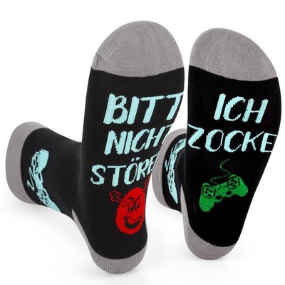 Gaming socks cuddly socks men socks with slogan please do not disturb me...