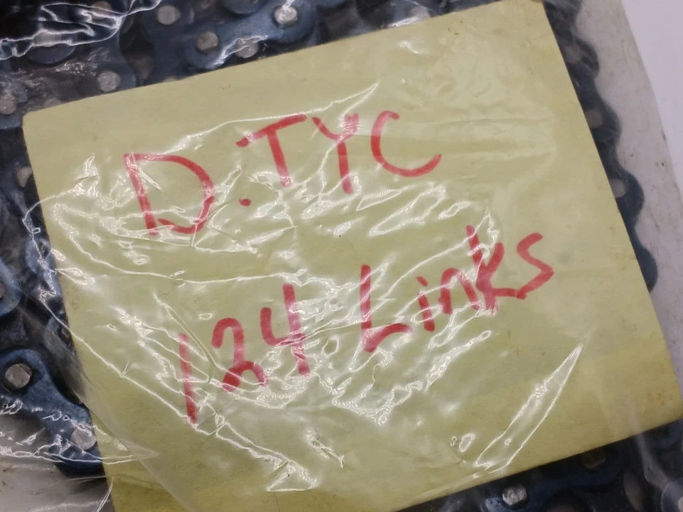 Lot Of 3 Vintage TYC Bike Chains D.TYC 114, 124, 104 Links BMX?  - Image 4 of 4