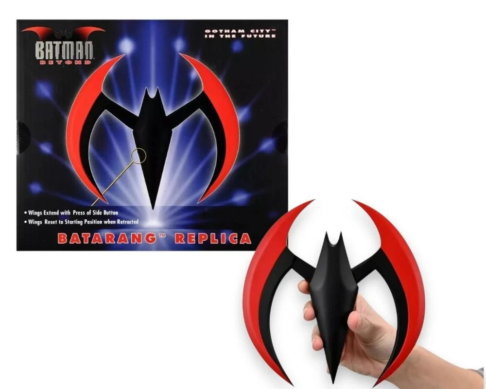 Batman Beyond Batarang RED Prop Replica with LED Lights NECA