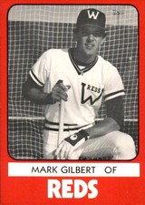 1980 Waterbury Reds TCMA #14 Mark Gilbert - NM Baseball Card