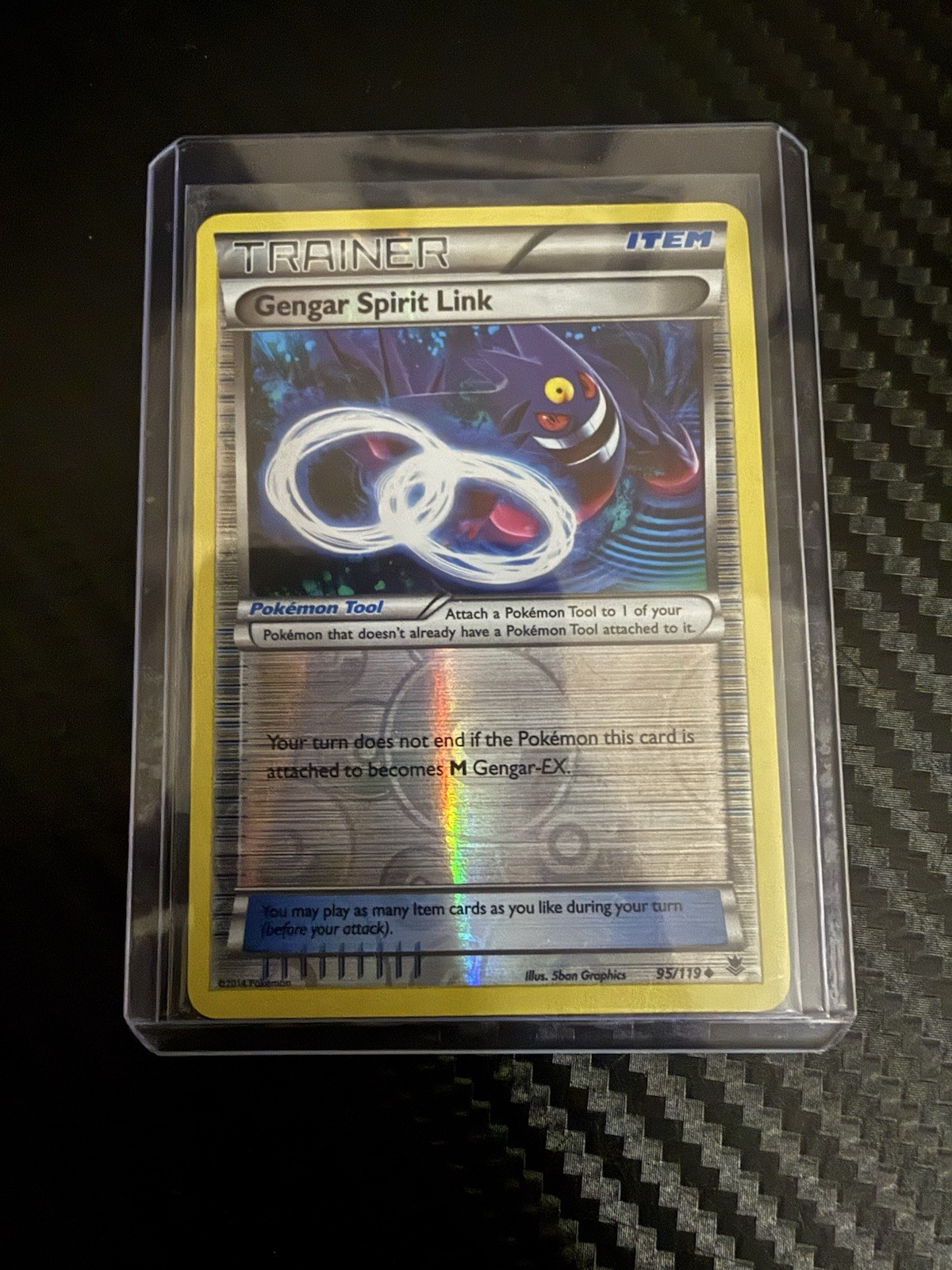 Gengar Spirit Link 95/119 XY - Phantom Forces Reverse Holo