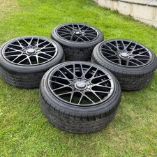 18” Rotiform RSE Alloy Wheels 5x112 Staggered 8.5J 9.5J VW Audi Seat Skoda