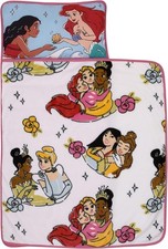 Toddler Nap Mat with Soft Pillow and Blanket for Comfortable