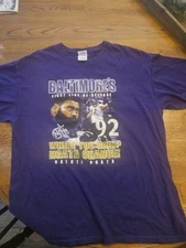 Baltimore's First Line of Defense - Ravens Large - pre-owned t-shirt NGATA #92