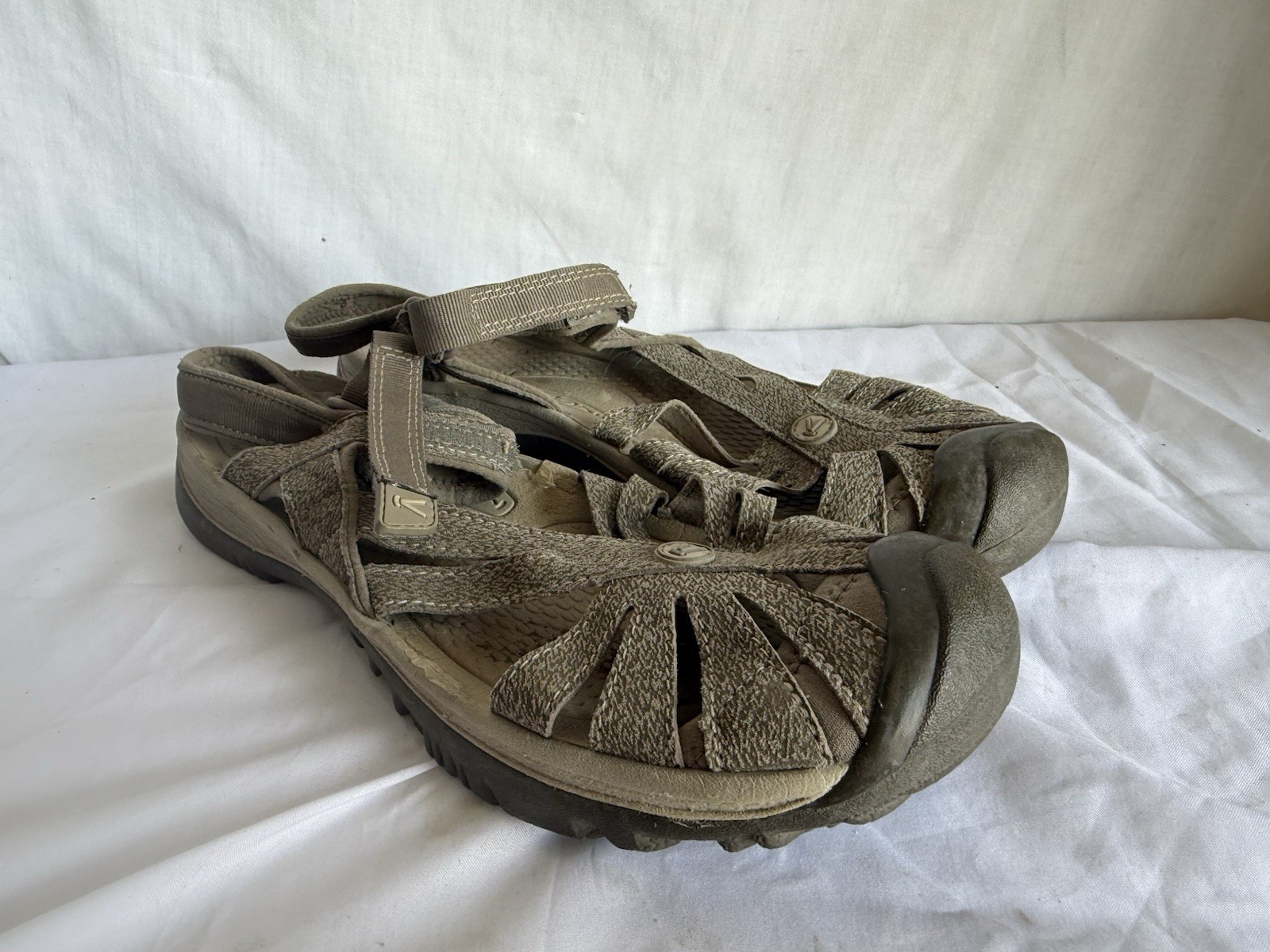 Scarpe sandali sportivi Keen Rose da donna taglia 11 in camoscio marrone con cinturino outdoor escursionismo