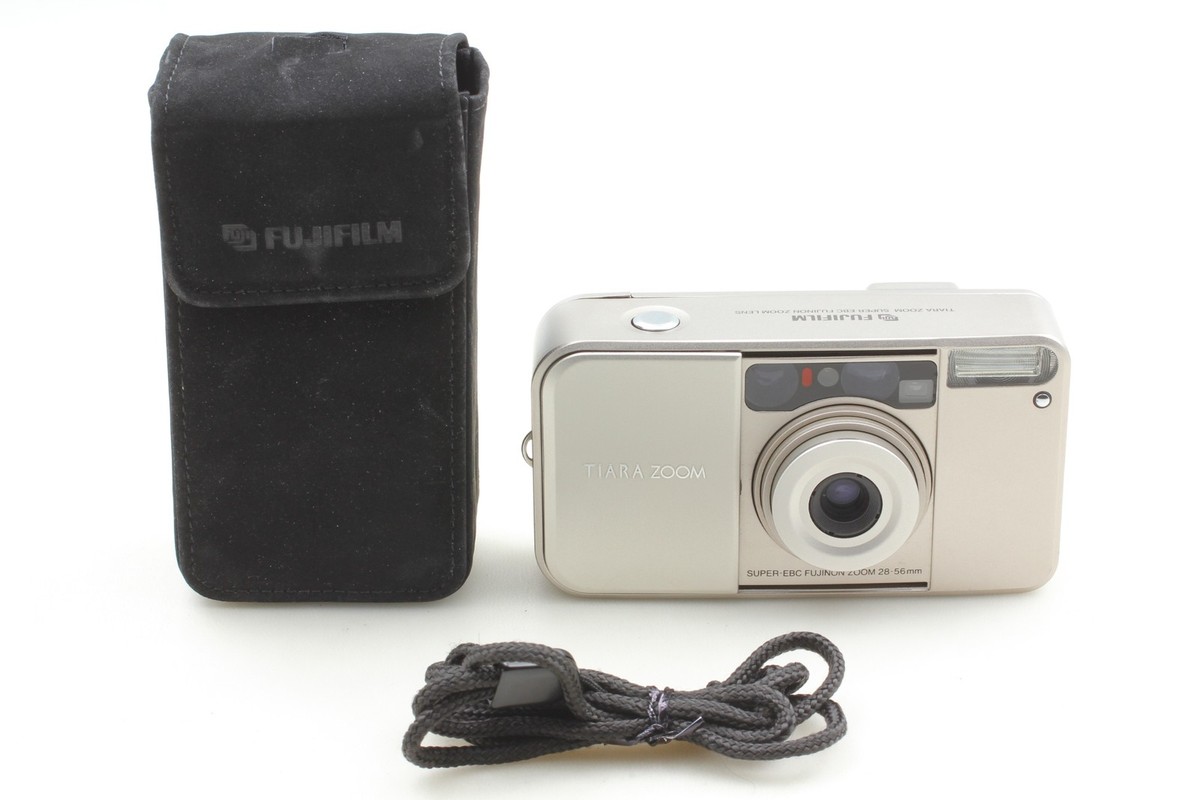 Top MINT w/Strap Case] Fuji Fujifilm Cardia Mini Tiara Zoom Film