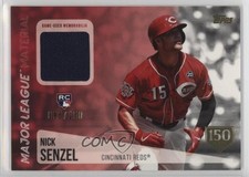 2019 Topps Update Major League Material 150th Anniversary 95/150 Nick Senzel 2u3