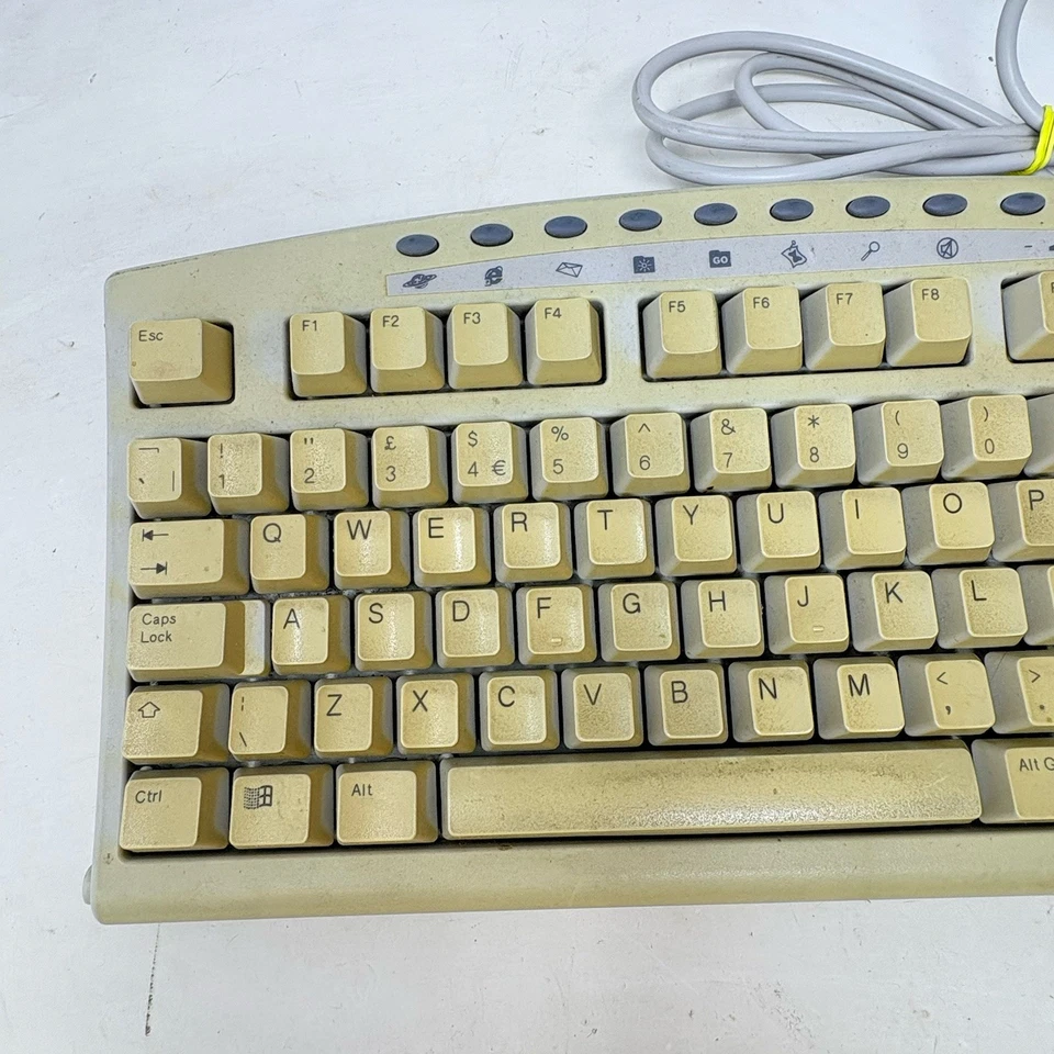 Packard Bell sk-2300H Keyboard Wired PC Computer Retro Vintage  - Image 2 of 4