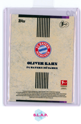 OLIVER KAHN TOPPS 60 YEARS BUNDESLIGA BAYERN MUNICH 24/25 DE 2024 - Picture 2 of 2