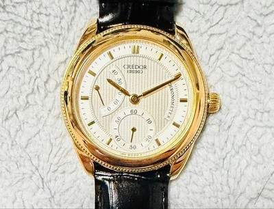 Seiko Credor GBAY992 4S79 K18YG 18K Gold Chronometer Limited 500