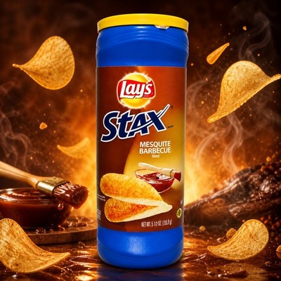 Lay's Stax Mesquite Barbecue 155,9g (USA) Chips