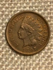 1897 Indian Head Cent AU/UNC RB Red-Brown!