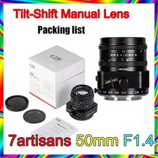 Artisans 50 mm F1.4 APS-C Manaul Focus obiettivo inclinabile per M4/3 Sony Fujifilm