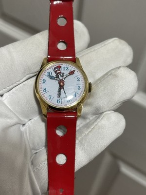 1972s Dr. Seuss Red Cat in the Hat Time Teller 29.3mm Ladies Watch Swiss Made
