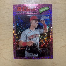 2026 Topps Heritage Matt McLain #252 Cincinnati Reds pink Sparkle Parallel