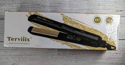 Terviiix Classic Pro Hair Straightener 1'' OPEN BOX TXBO13 ARGAN INFUSED PLATE
