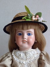 Poupée ancienne tête en biscuit Léon Prieur "Mon Chéri"