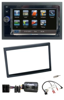 Blaupunkt SD Bluetooth 2DIN MP3 USB Lenkrad Autoradio für Citroen C3 C2 Berlingo - Bild 1 von 4