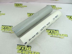 2 PIECES OF RADEL R-5500 MACHINABLE PLASTIC ROUND STOCK 1-3/4" & 2" DIA 10" OAL