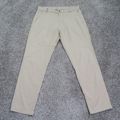 Lululemon Pants Mens 34 Beige ABC Commission Qwick Chino Classic Fit Tech 34x30
