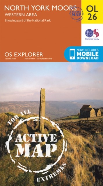 North York Moors - Western Area by Ordnance Survey (Sheet map, folded)