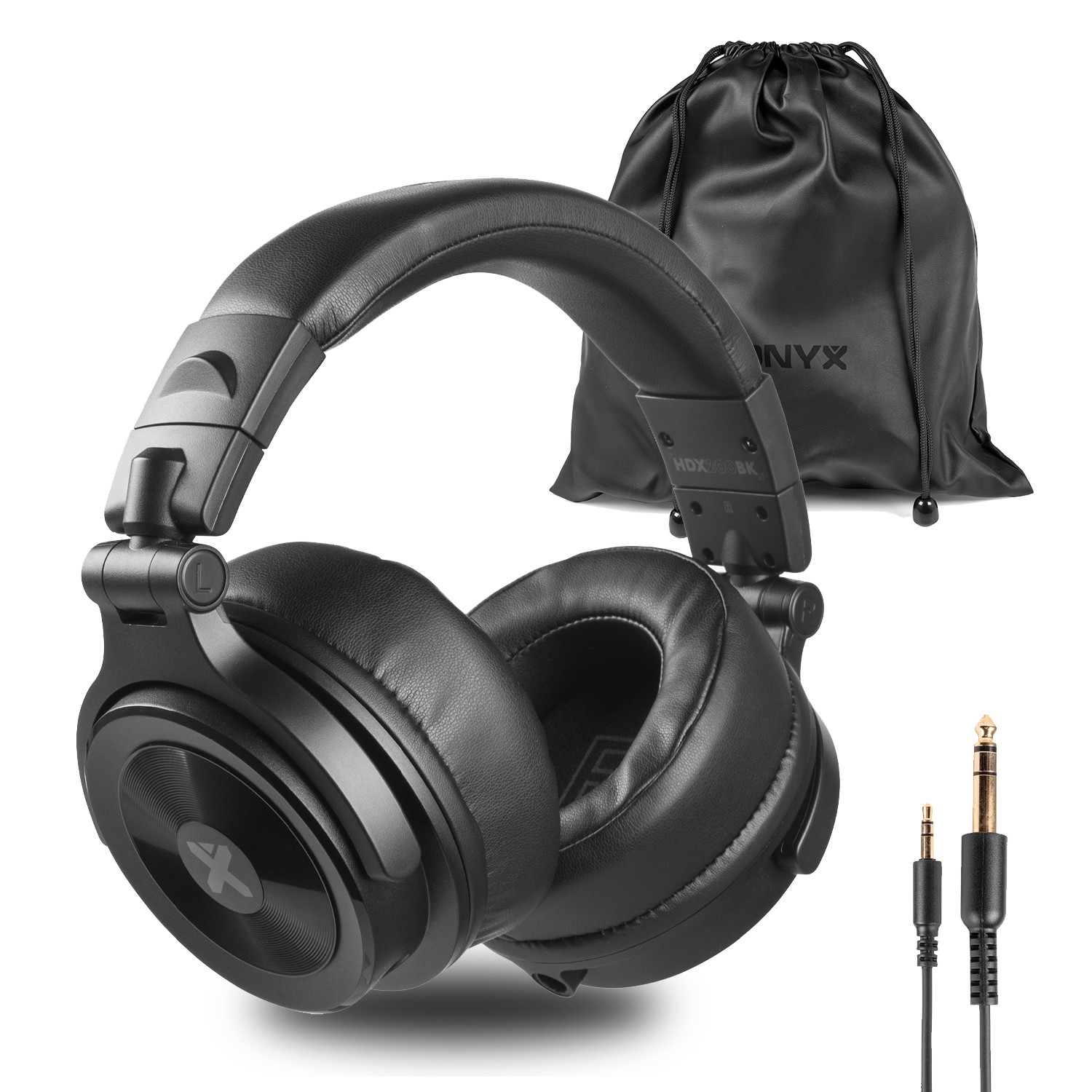 Vonyx HDX200BK DJ Headphones - Black