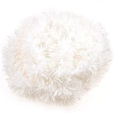 White Metallic Christmas Tinsel Garland 33 Ft