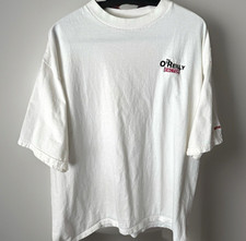 Vintage Fox News "The Bill O'Reilly Factor" T Shirt 2XL USA Made 90s Y2K White