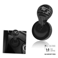 Car Joystick Push to Start Button Cover, Universal Auto Interior One Silver