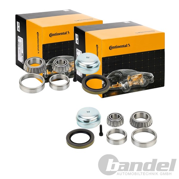 2X Continental Ctam RADLAGER-SATZ Vorne Passend FüR Mercedes C-KLASSE CLC-KLASSE-image
