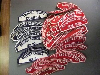 Boy Scout HUGE Collection RWS Council Strips Red & White 9588PP