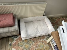 FUKUMARU Large Dog Bed with TPU Layer Keeping Lining Dry and Clean