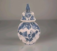 Zenith 1749 Delft Blau Deckelvase Vase 1535 Blumenvase Weiß Keramik Keramikvase 